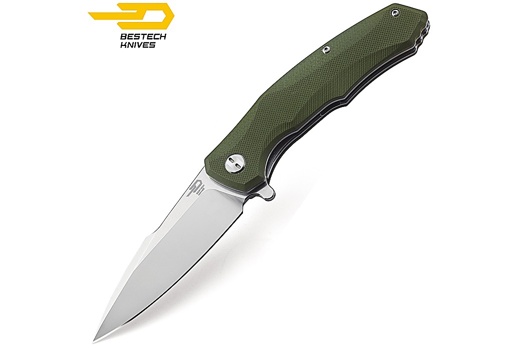 Bestech Navalha Warwolf Verde Tropa G10 D2