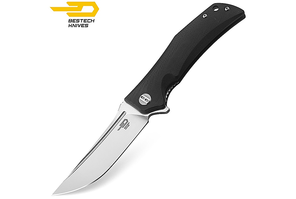 Bestech Navaja Scimitar Negra G10 D2
