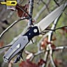 Bestech Couteau Swordfish Noir Beige G10 D2