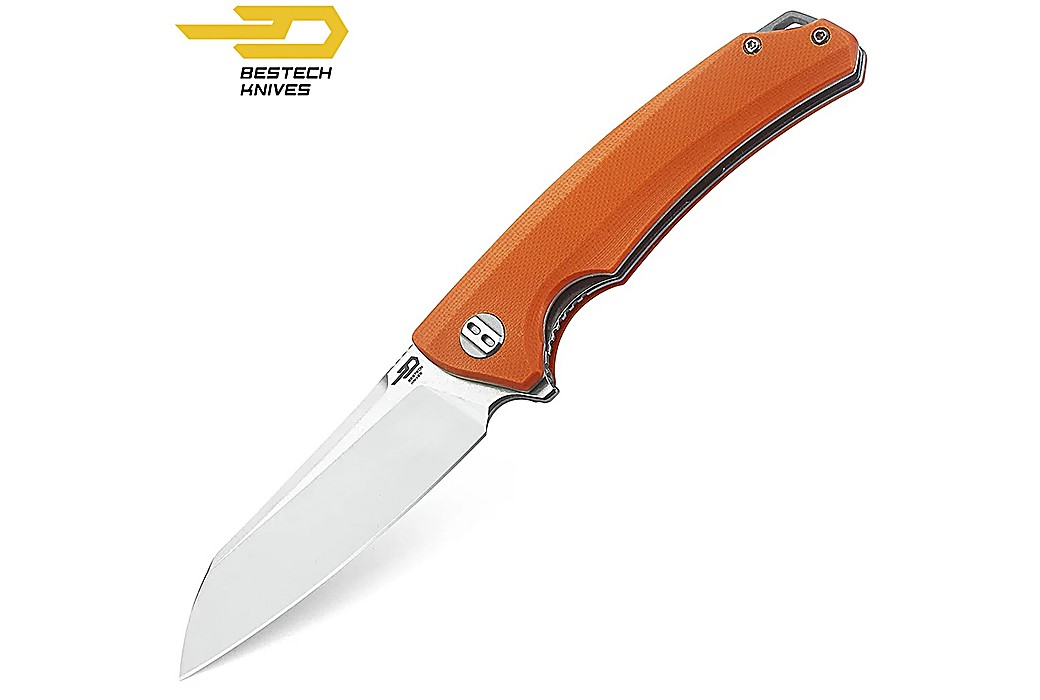 Bestech Navalha Texel Laranja G10 D2
