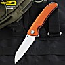 Bestech Couteau de Poche Texel Orange G10 D2