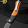 Bestech Navalha Penguin Preta Laranja G10 D2