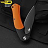 Bestech Navalha Penguin Preta Laranja G10 D2