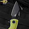 Bestech Couteau de Poche Lizard Vert Lime G10 D2
