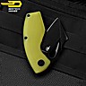 Bestech Couteau de Poche Lizard Vert Lime G10 D2