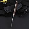 Bestech Faca Hedron Castanha Micarta D2