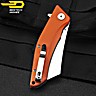Bestech Couteau de Poche Cubis Orange G10 D2