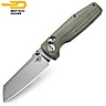Bestech Couteau de Poche Slasher Vert Micarta D2