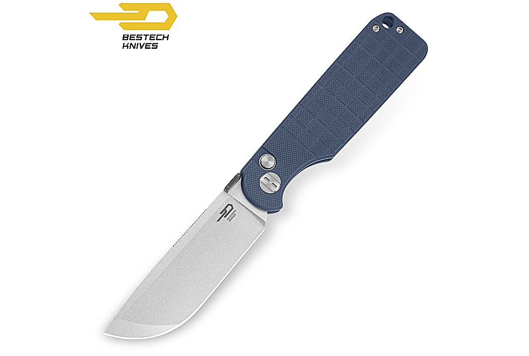 Bestech Couteau de Poche Glok Gris G10 14C28N