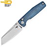 Bestech Couteau de Poche Slasher Bleu Micarta D2