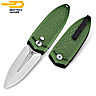 Bestech Couteau de Poche Ququ Aluminium Vert 14C28N