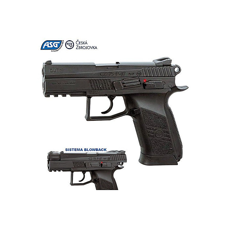 Comprar online Pistola ASG CZ 75 P07 Duty Blowback da marca ASG