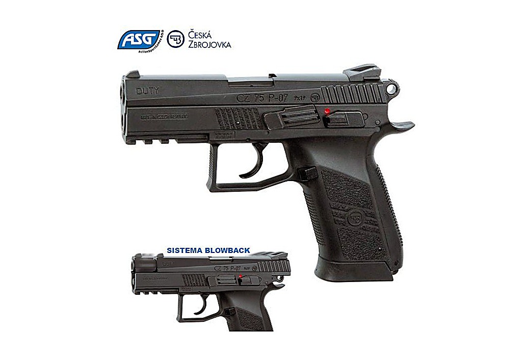 Air Pistol ASG CZ 75 P07 Duty Blowback