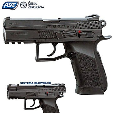 Air Pistol ASG CZ 75 P07 Duty Blowback