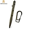 Bestechman Caneta Tatica Scribe Bronze Titanio Stonewash Quebra Vidros