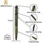 Bestechman Tactical Pen Scribe Bronze Titanium Stonewash Glass Breaker