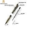 Bestechman Stylo Tactique Scribe Bronze Titane Stonewash Brise Vitre