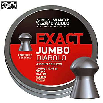 Air Gun Pellets JSB Exact Jumbo Original 250pcs 5.52mm (.22)