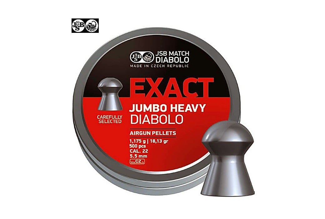 Balines JSB Exact Heavy Jumbo Original 500pcs 5.52mm (.22)