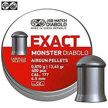 Air gun pellets JSB Exact Monster Original 400pcs 4.52mm (.177)