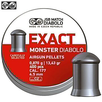 Munitions JSB Exact Monster Original 400pcs 4.52mm (.177)