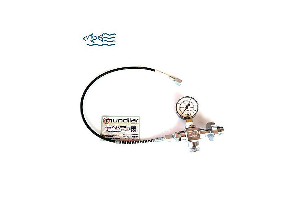 MDE DIN Gauge and Hose Kit 200/300BAR 1/8 BSP