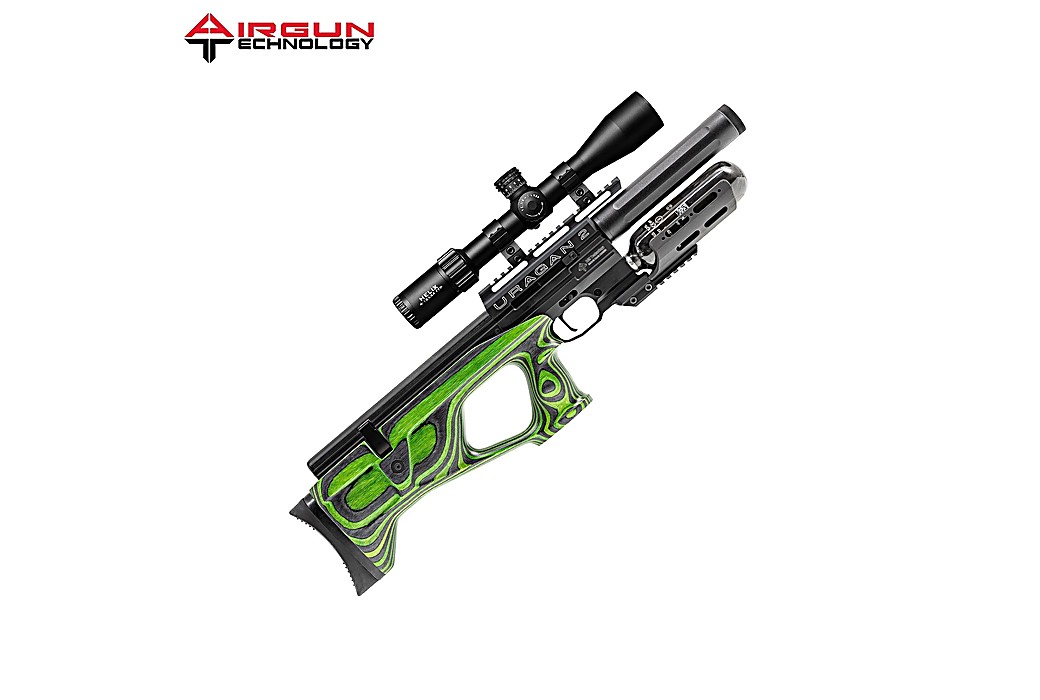 Carabine PCP AGN Technology Uragan 2 Compact Stratifié Vert