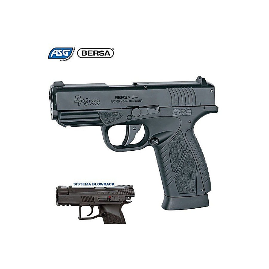 Buy Online Air Pistol Asg Bersa Bp9cc Blowback From Asg Action Sport Games Brand Co2 Pistols Online Store Mundilar Airguns Buy Online Air Pistol Asg Bersa Bp9cc Blowback From Asg Action Sport Games Brand Co2 Pistols Online Store Mundilar Airguns