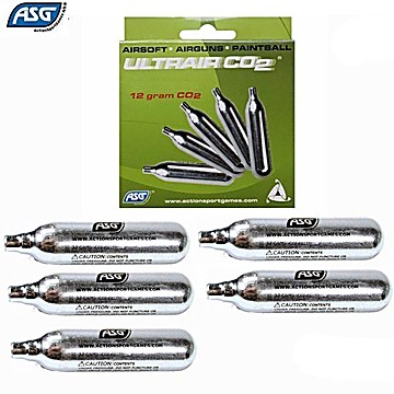 ASG Botijas CO2 12G Pack 5