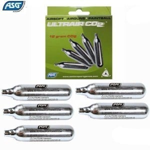 ASG CO2 12G CARTRIDGES PACK 5