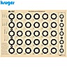 Alvo Benchrest 50m Kruger 42x29.7cm 100pcs