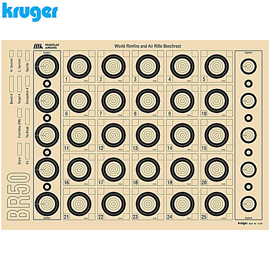 Duel Target XLS 55x52 Cm – Cible Fendue Carton 200 G/m² – Tir Loisir & Entraînement