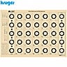 Target Benchrest 25m Kruger 42X29.7cm 100pcs