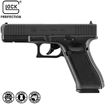 Pistola Chumbo CO2 Glock 17 Gen5 Blowback
