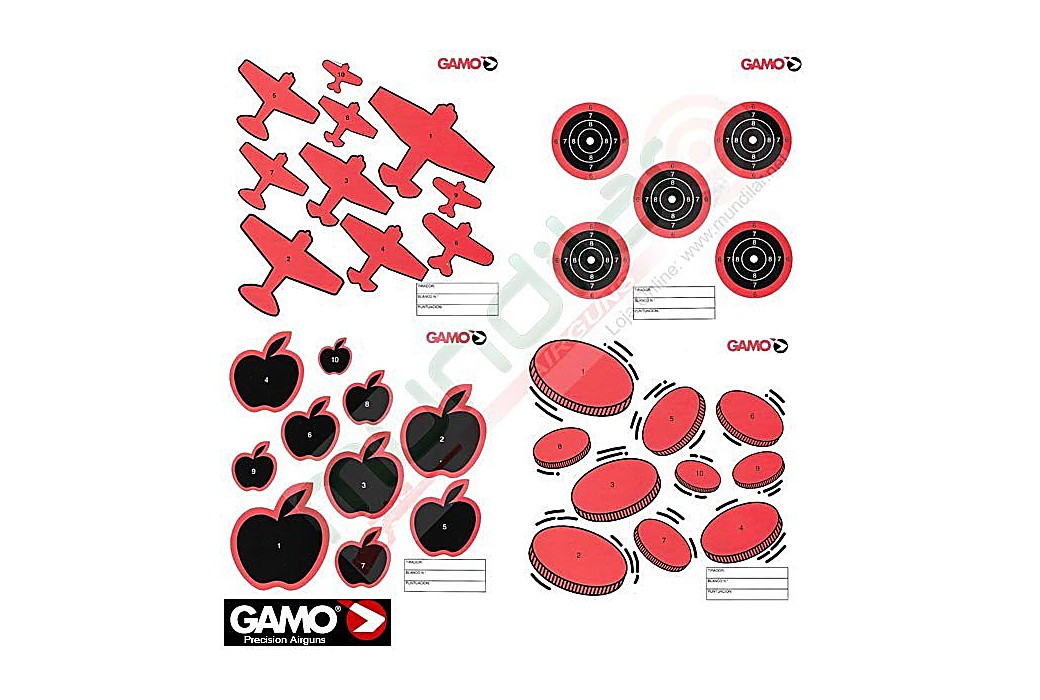 Air Gun Assorted Paper Targets 100Pcs