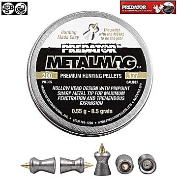 Air gun pellets JSB Predator Metalmag 200pcs 4.50mm (.177)