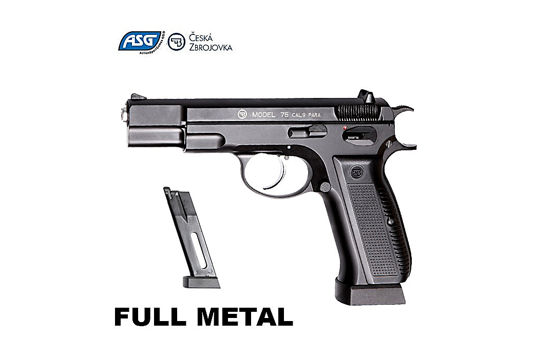 Air Pistolet ASG CZ 75 Blowback Full Metal