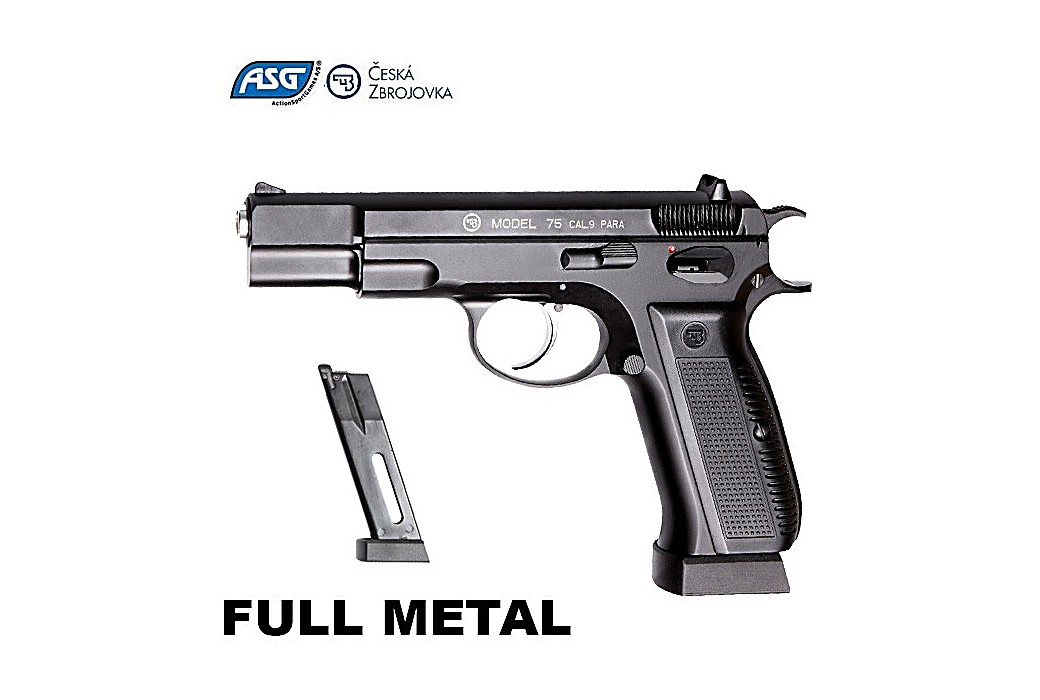 Pistola ASG CZ 75 Blowback Full Metal