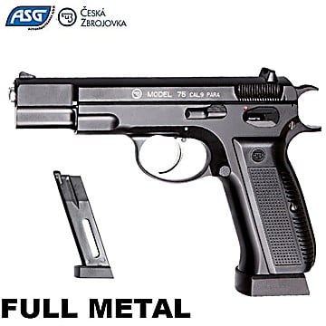 Air Pistol ASG CZ 75 Blowback Full Metal