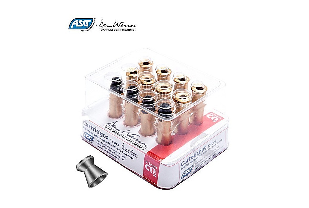 ASG Dan Wesson 12 Balas P/ Balines 4.50mm