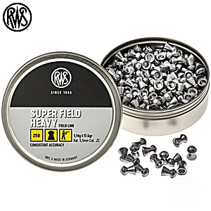 Chumbo RWS Super Field Heavy 5.50mm (.22) 17.6gr 250pcs