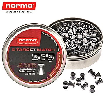 Munitions Norma S-Target Match 5.50mm (.22) 14gr 250pcs