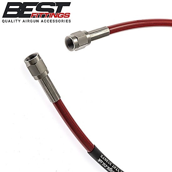 Pour les accessoires de Paintball adaptateur de charge de station de remplissage SCBA avec connecteur CGA347 tuyau haute pression de 24 pouces