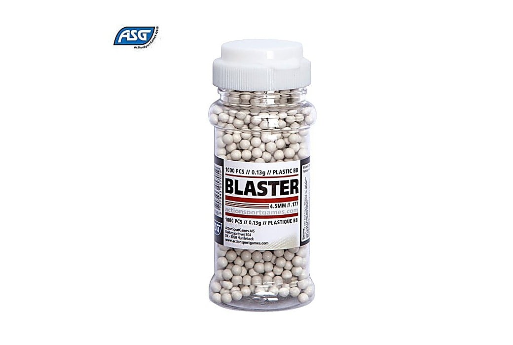 Chumbo ASG BB Plástico 1000PCS 4.50mm (.177)