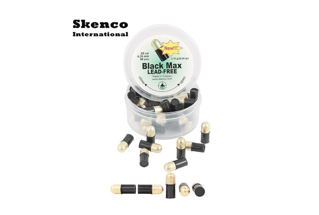 MUNITIONS SKENCO BLACK MAX 50PCS 6.35mm (.25)