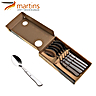 Cuillère de Table Contrastes Martins Blanc Chocolat 6Pcs