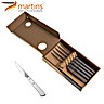 Faca de Mesa Contrastes Martins Branco Chocolate 6Pcs