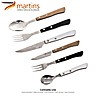 Table Fork Contrastes Martins Walnut Chocolate 6Pcs