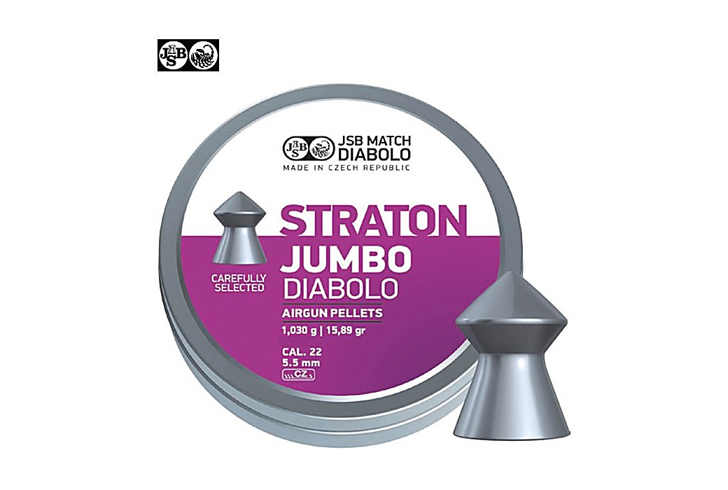 Balines JSB Straton Jumbo Original 250pcs 5.50mm (.22)