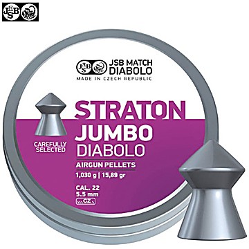 Chumbo JSB Straton Jumbo Original 250pcs 5.50mm (.22)